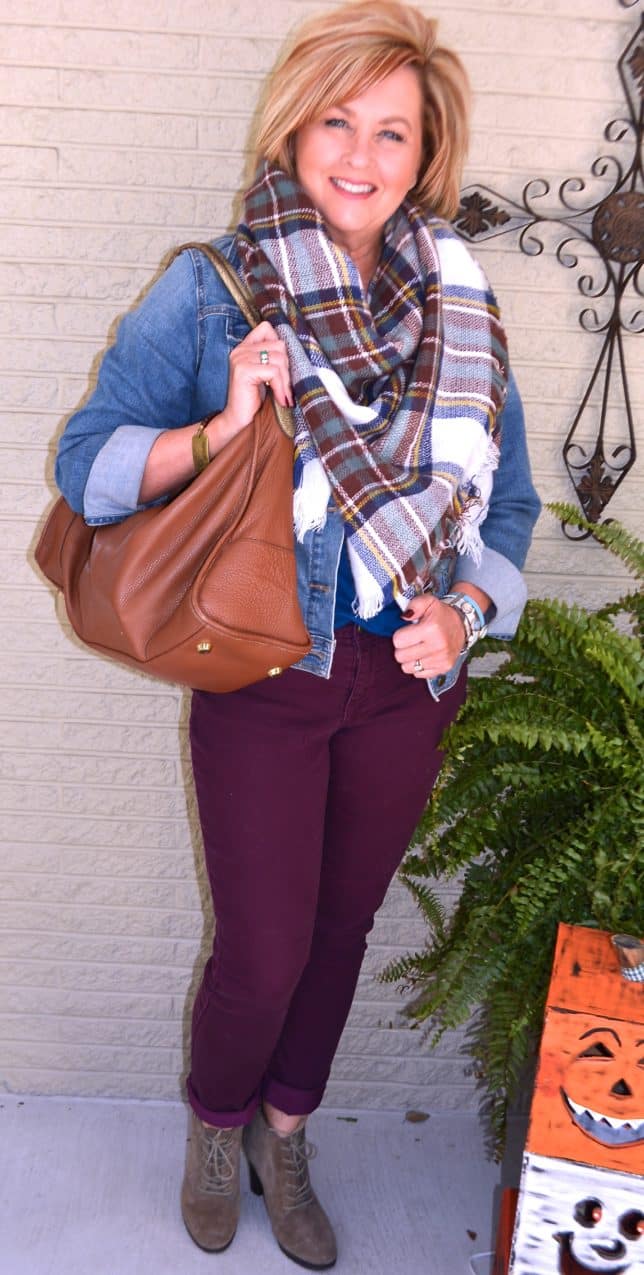 50 IS NOT OLD | BLANKET SCARF STYLE