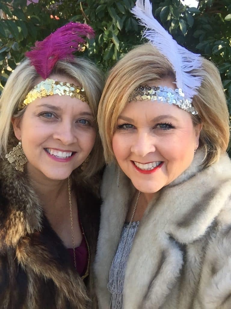 Fashion Blogger 50 Is Not Old and her sister Lisa Tyre dressed up for Halloween