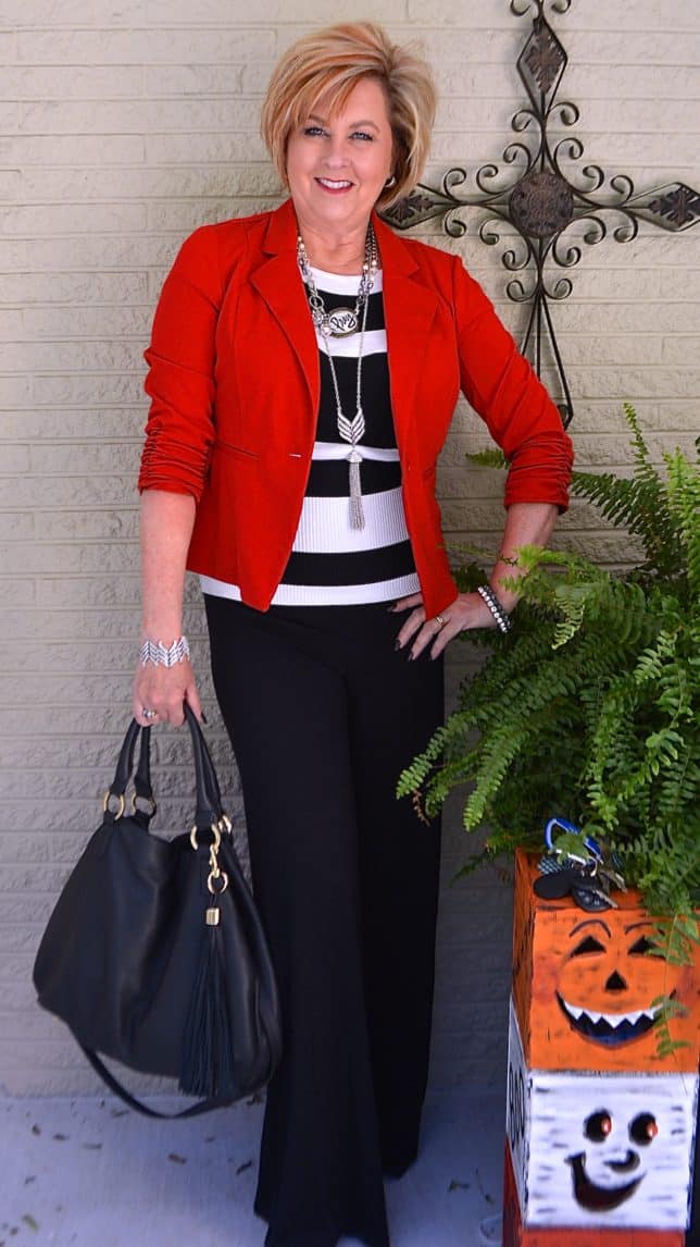 50 IS NOT OLD | BLACK WITH A POP OF COLOR