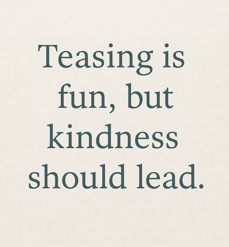 teasing graphic for holding your tongue