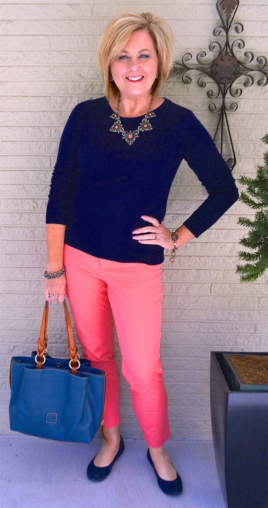 50 IS NOT OLD | HOW TO STYLE WITH TWO SOLID COLORS 