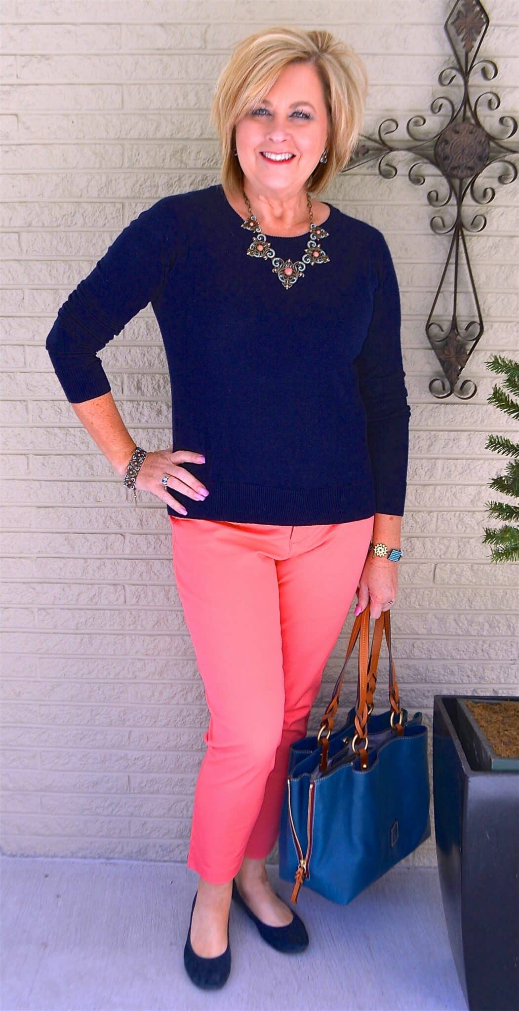 50 IS NOT OLD | HOW TO STYLE WITH TWO SOLID COLORS 