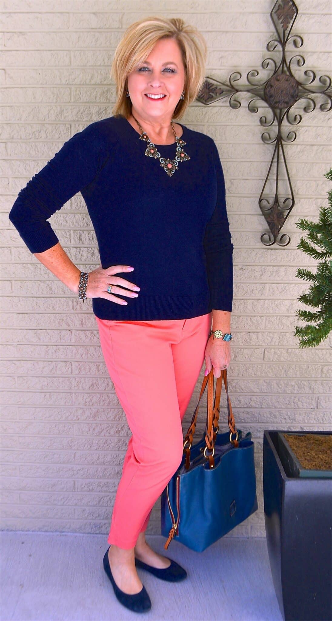 50 IS NOT OLD | HOW TO STYLE WITH TWO SOLID COLORS 