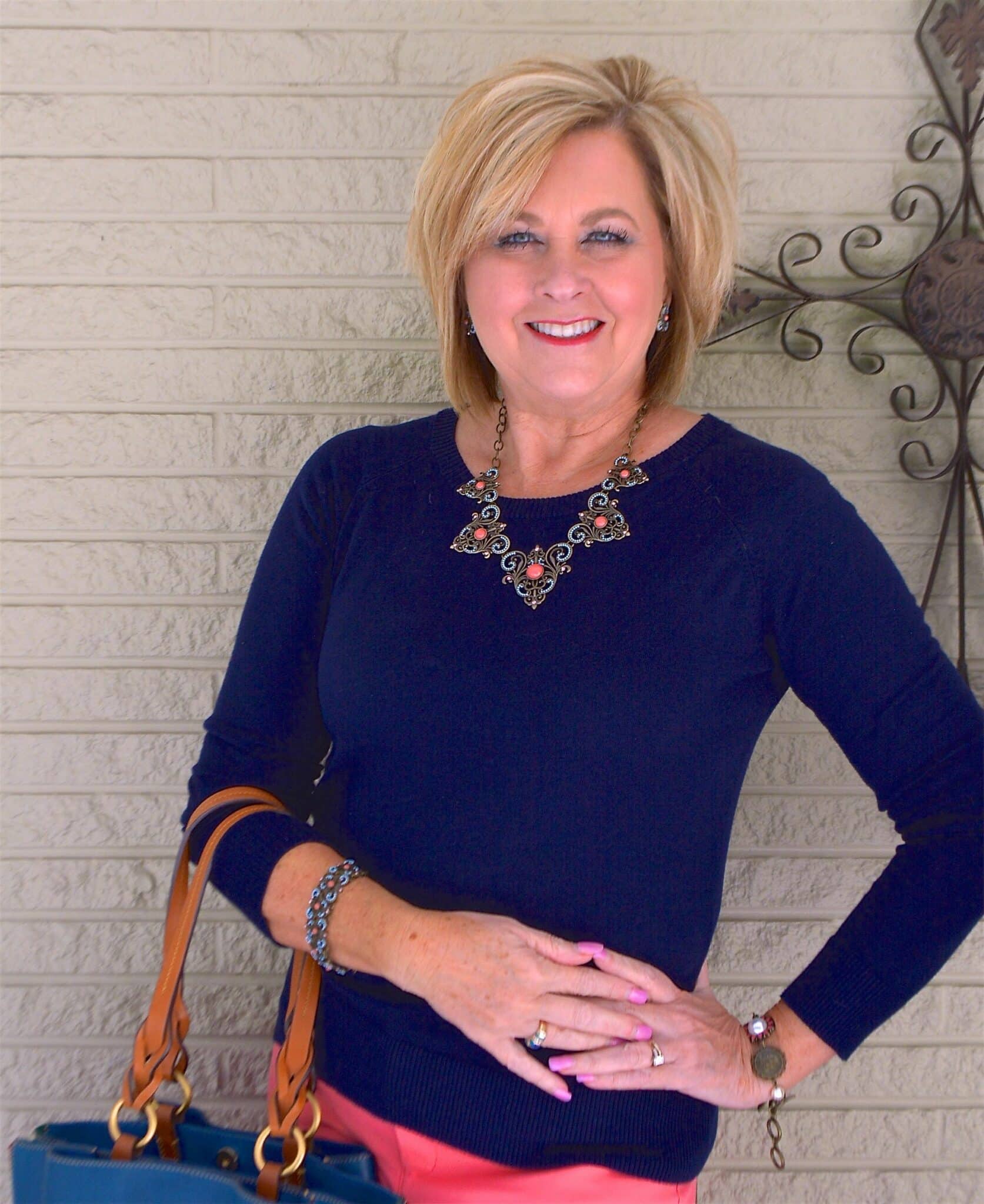 50 IS NOT OLD | HOW TO STYLE WITH TWO SOLID COLORS 