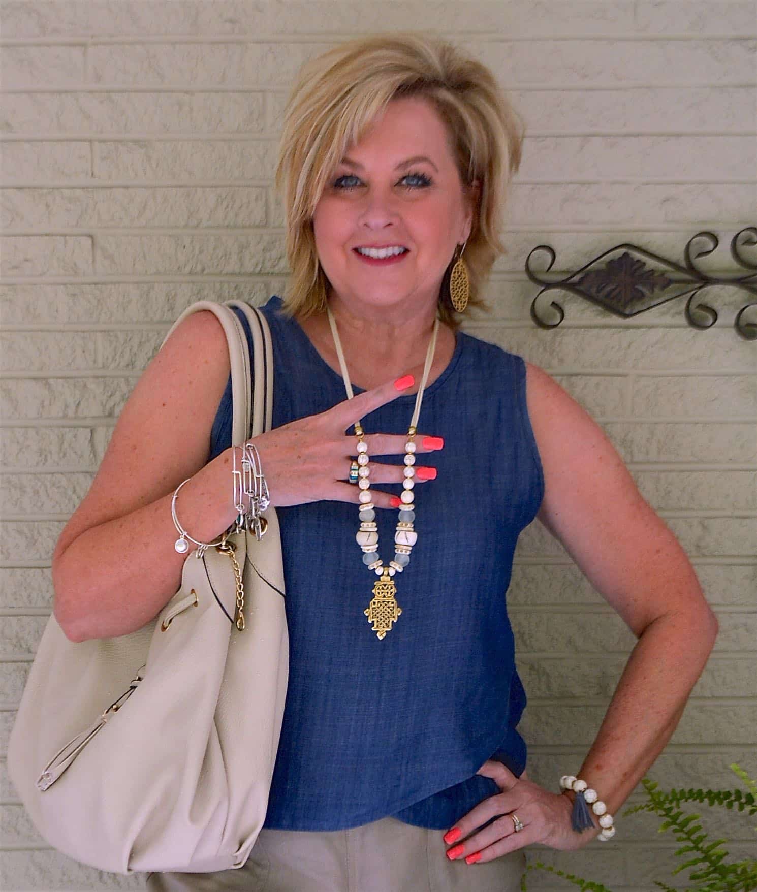 50 IS NOT OLD | DENIM AND LINEN FOR SUMMER