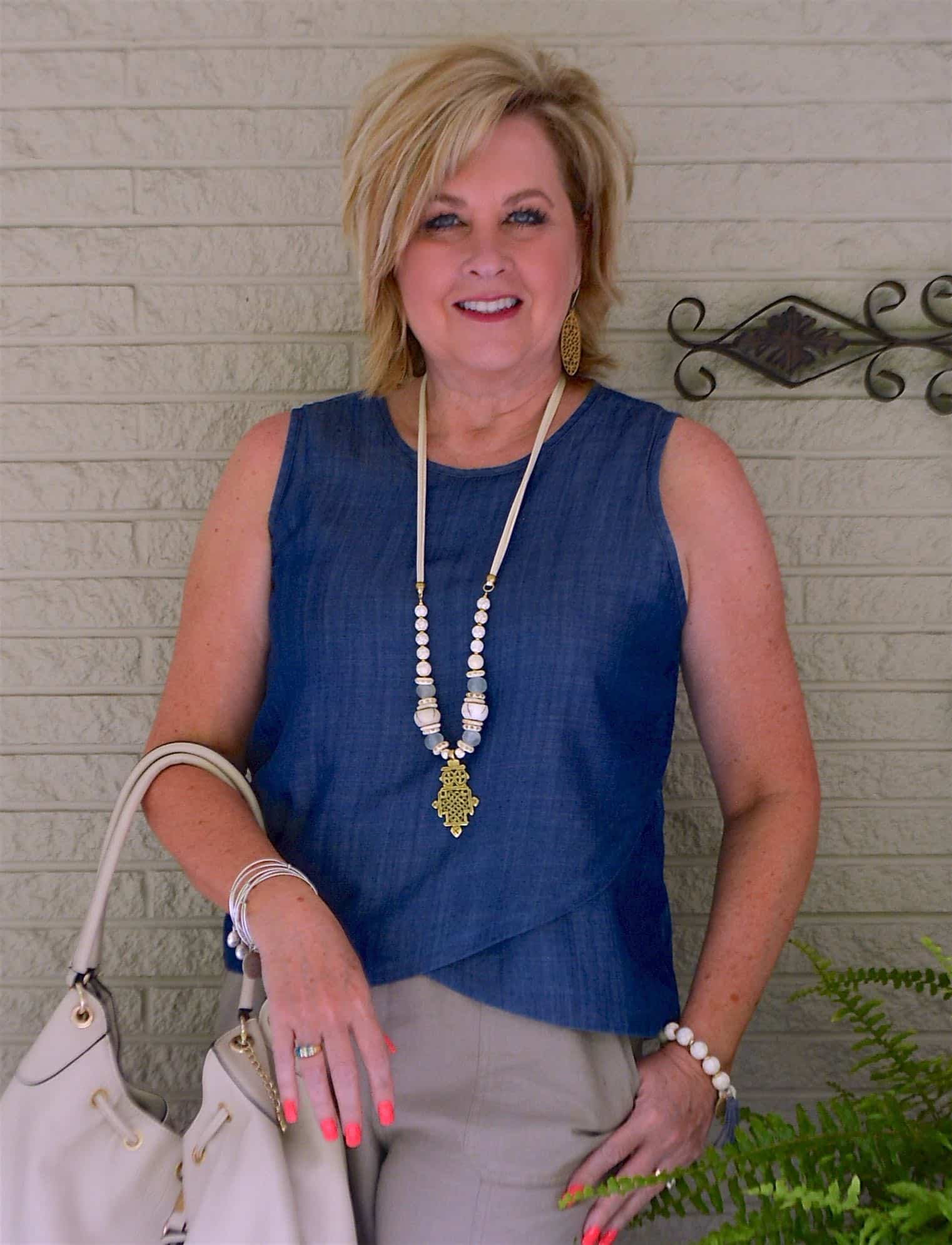 50 IS NOT OLD | DENIM AND LINEN FOR SUMMER