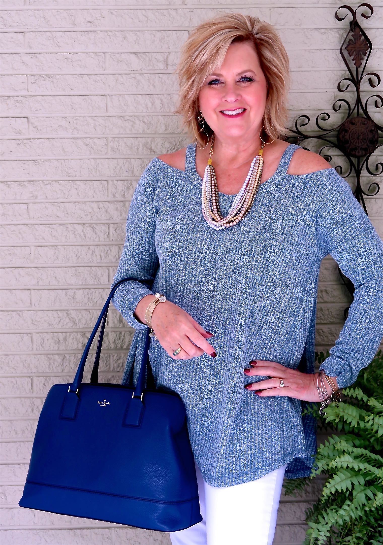 50 IS NOT OLD | COLD SHOULDER SWEATER