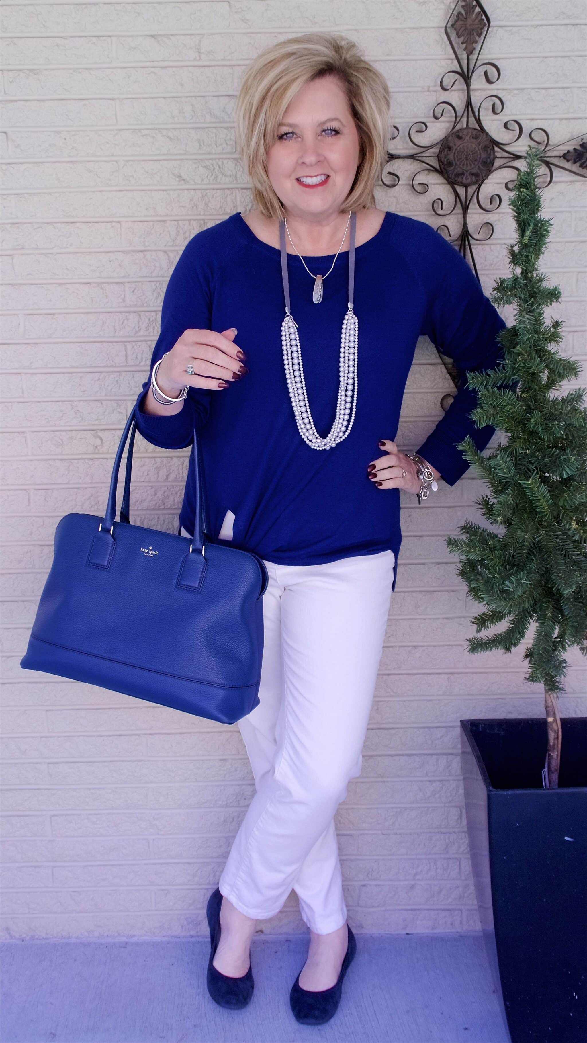 50 IS NOT OLD | A FLATTERING STYLE TOP