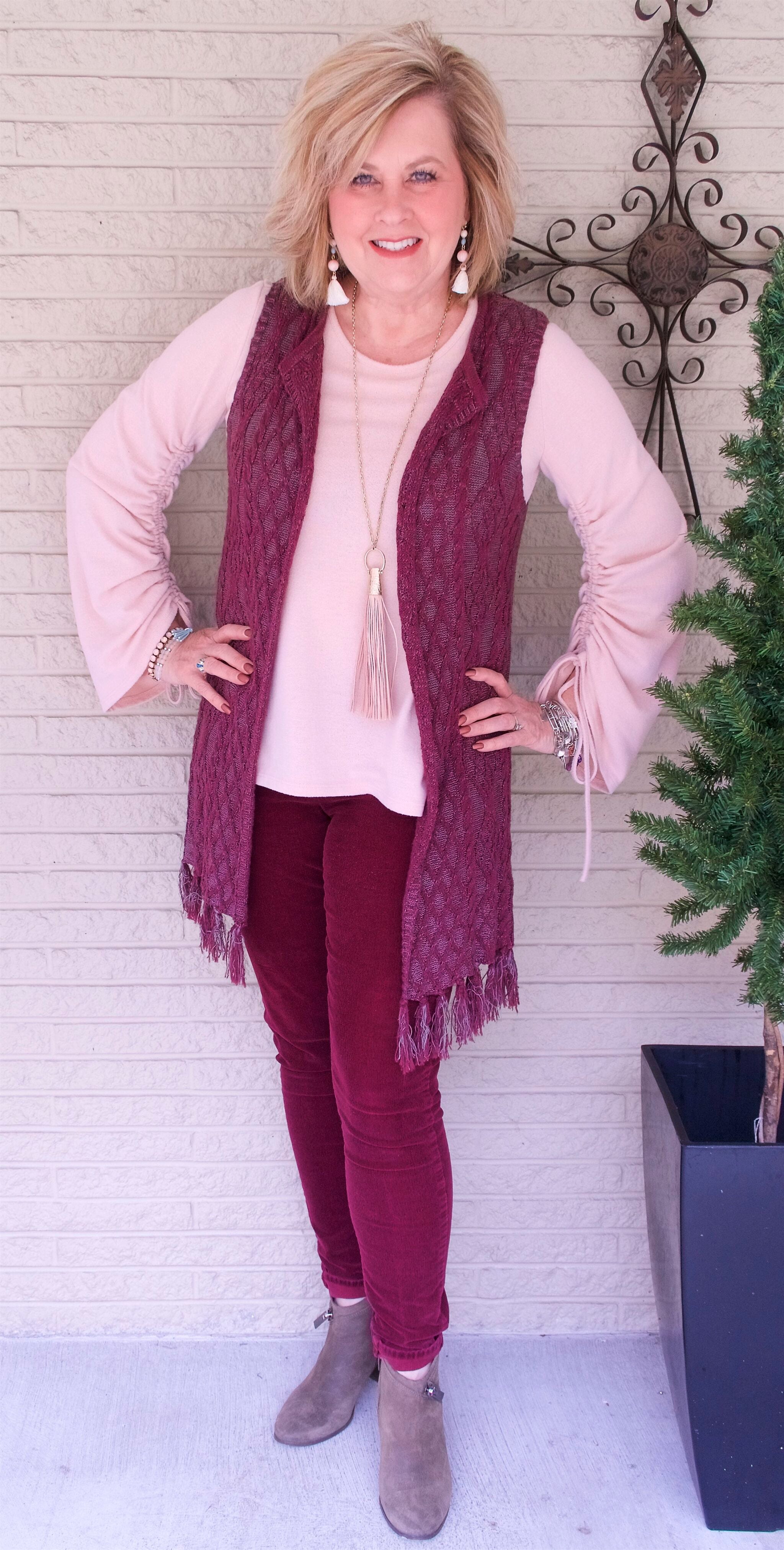 50 IS NOT OLD | MONOCHROMATIC IN SHADES OF PINK | FASHION OVER 40 