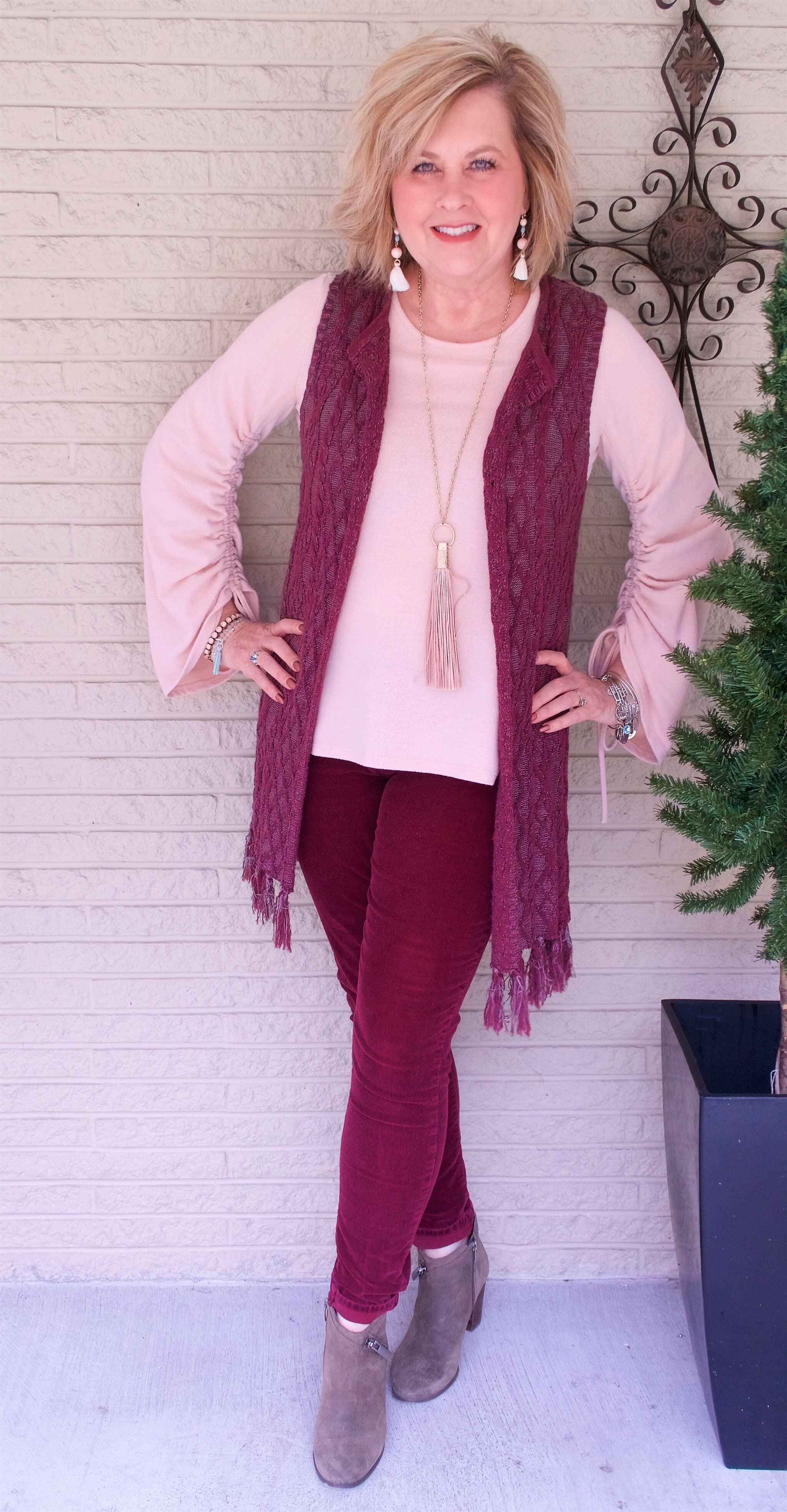 50 IS NOT OLD | MONOCHROMATIC IN SHADES OF PINK | FASHION OVER 40