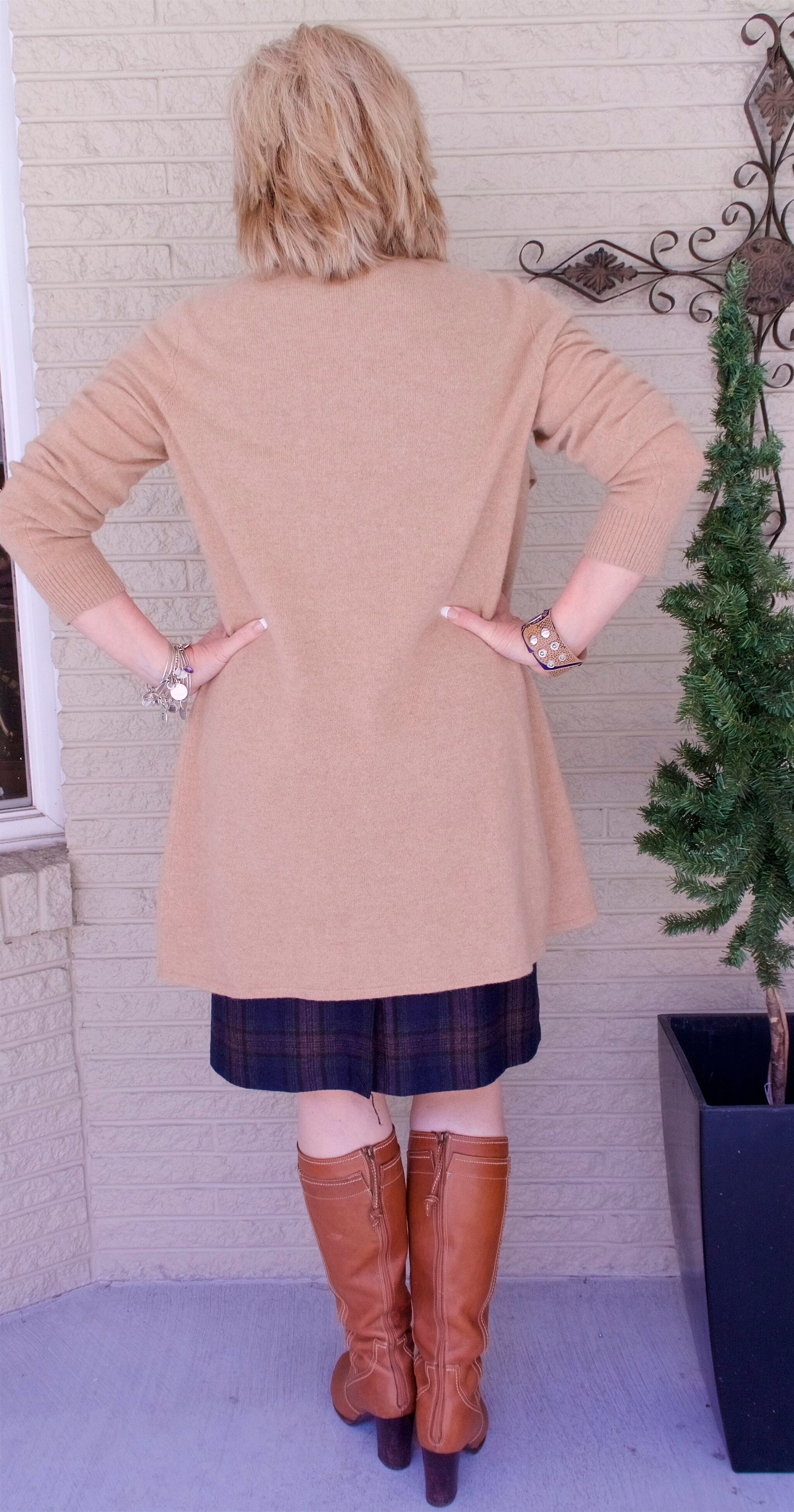 50 IS NOT OLD | HOW TO WEAR BOOTS WITH A DRESS | FASHION OVER 40