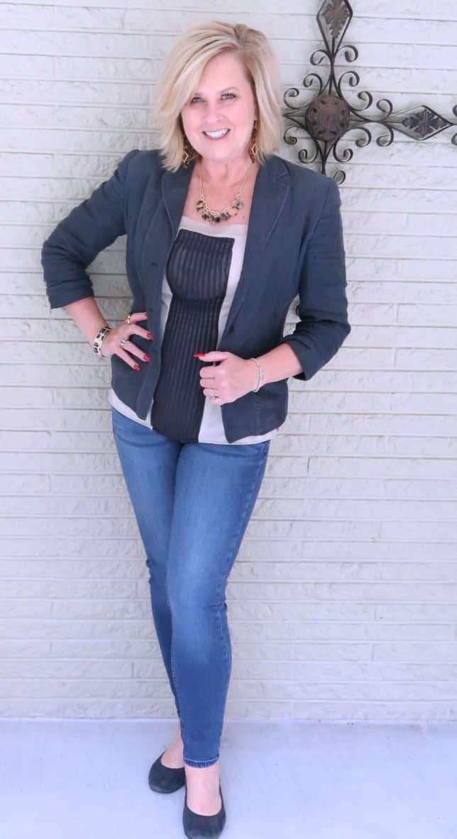 50 IS NOT OLD | A CLASSIC BLAZER AND JEANS | FASHION OVER 40