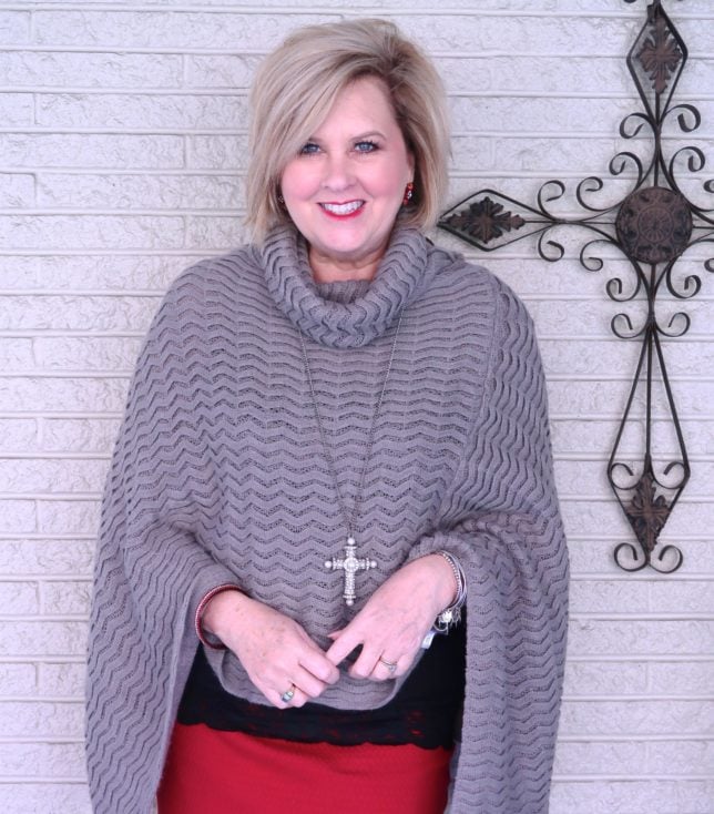 50 IS NOT OLD | A PENCIL SKIRT AND OVER THE KNEE BOOTS | FASHION OVER 40