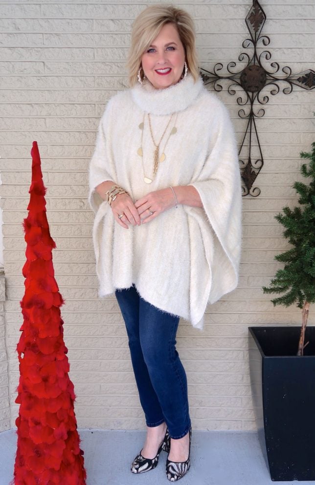 50 IS NOT OLD | JEANS FOR THE HOLIDAYS | FASHION OVER 40