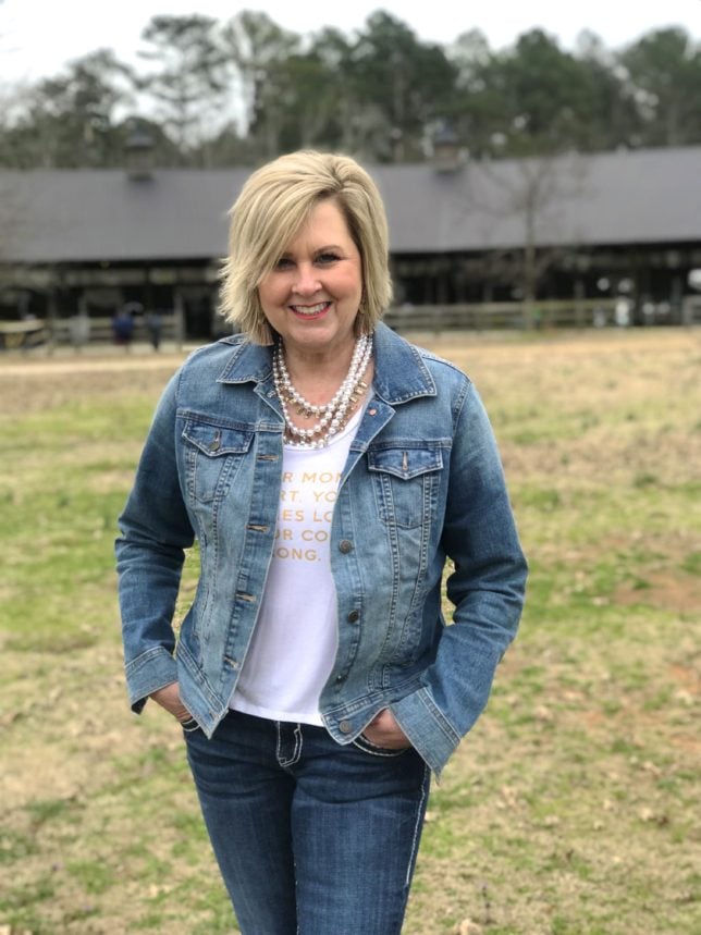 50 IS NOT OLD | DENIM ON DENIM | FASHION OVER 40