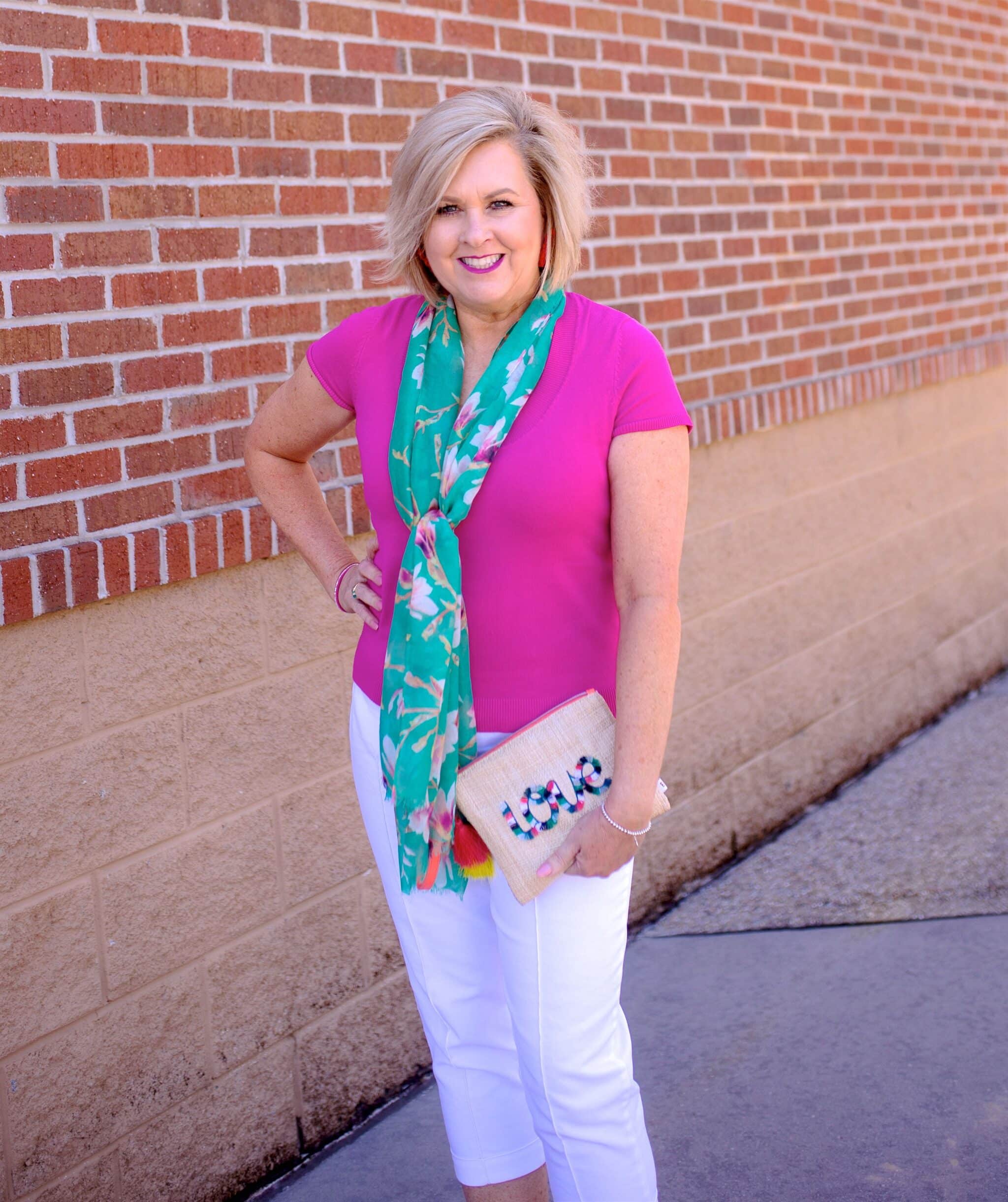 50 IS NOT OLD | FRESHENING UP AN OLD OUTFIT WITH ACCESSORIES | FASHION OVER 40