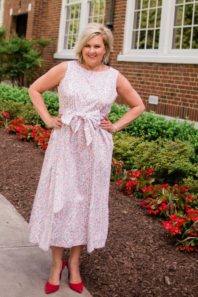 50 IS NOT OLD | THE PERFECT DRESS FOR GRADUATION, BABY SHOWERS, AND WEDDINGS | FASHION OVER 40