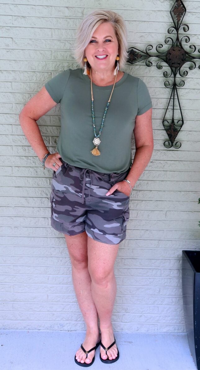 50 IS NOT OLD | STYLING CAMO AND OLIVE GREEN | FASHION OVER 40