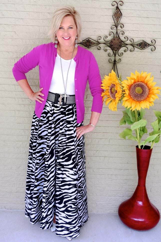 50 IS NOT OLD | TAKING A WALK ON THE WILD SIDE | FASHION OVER 40
