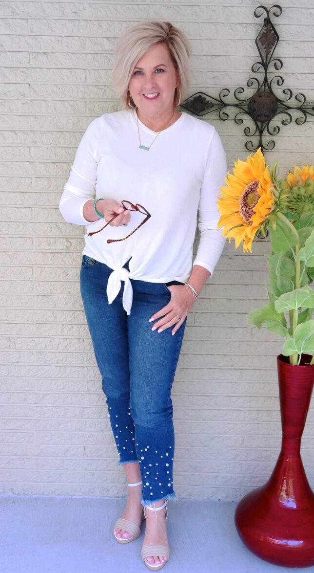 50 IS NOT OLD | WHAT TO WEAR WHEN IT GETS COOL AT NIGHT | FASHION OVER 40