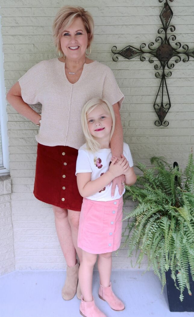 50 IS NOT OLD | TWINNING WITH MY GRANDDAUGHTER | FASHION OVER 40