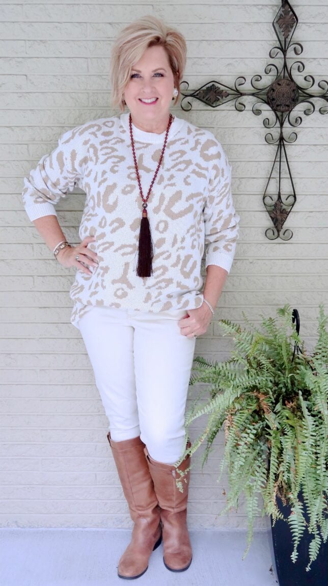 50 IS NOT OLD | WEARING WHITE IN THE FALL AND WINTER | FASHION OVER 40