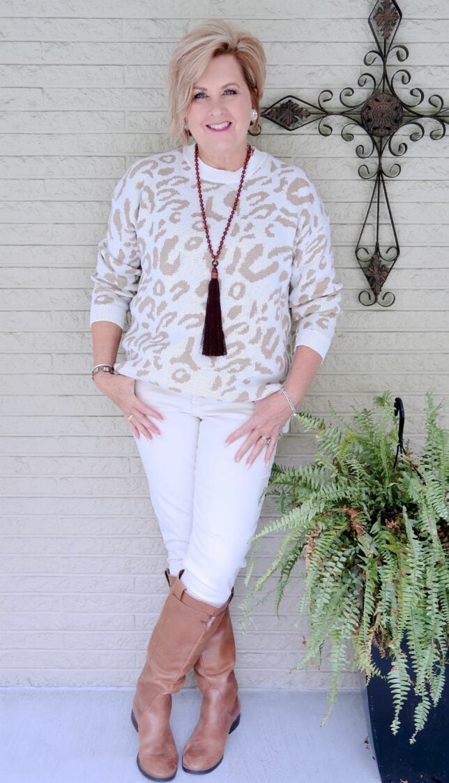 50 IS NOT OLD | WEARING WHITE IN THE FALL AND WINTER | FASHION OVER 40