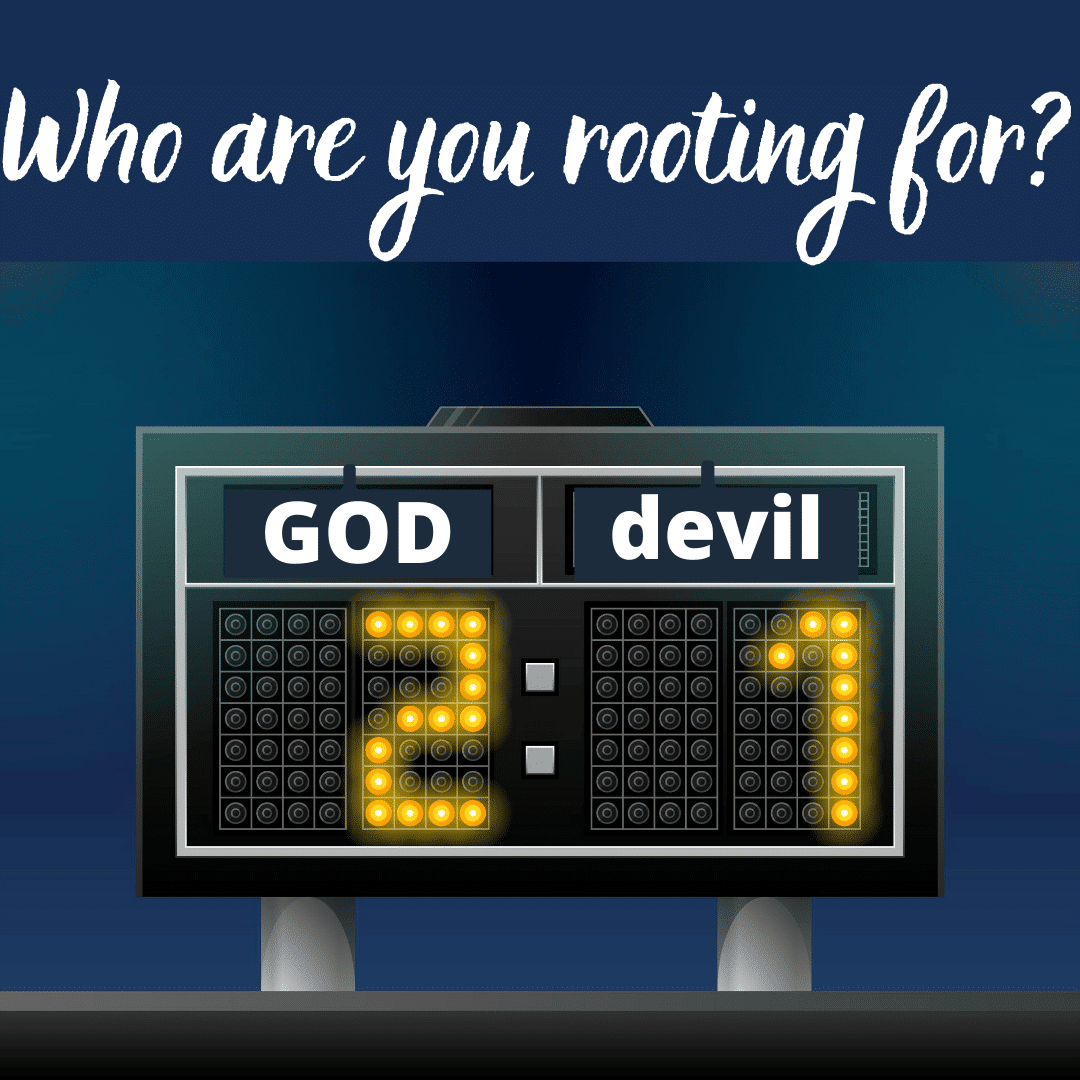 Team God winning over team devil