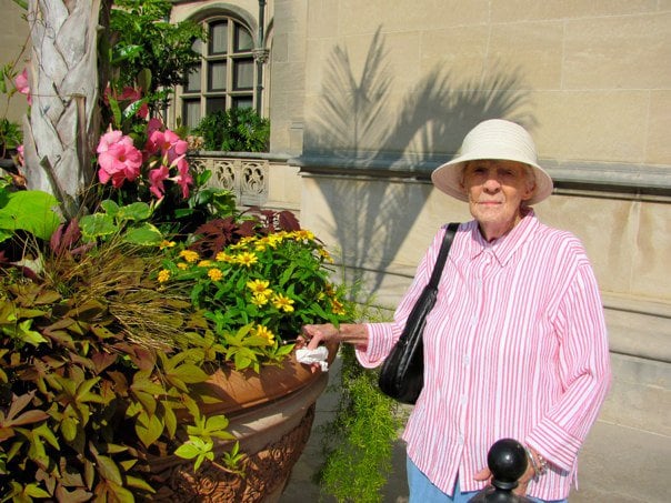 Fashion Blogger 50 Is Not Old's grandmother from a trip to the Biltmore