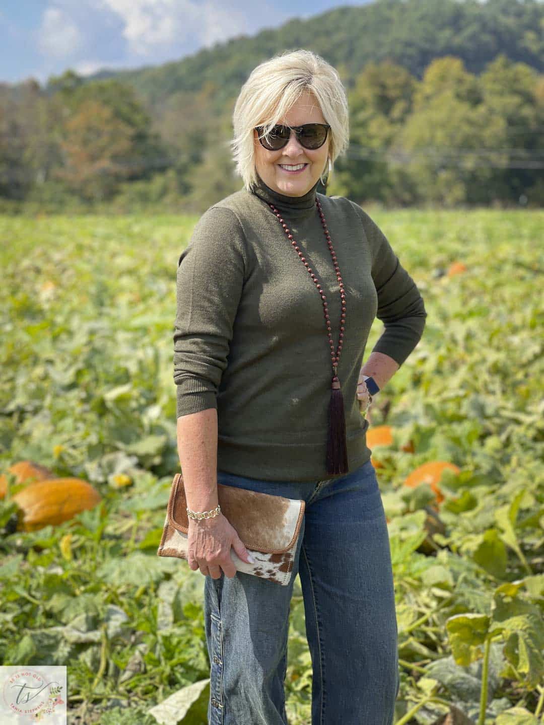 JEANS AND COWBOY BOOTS ARE A PERFECT FALL STYLE - 50 IS NOT OLD - A Fashion  And Beauty Blog For Women Over 50