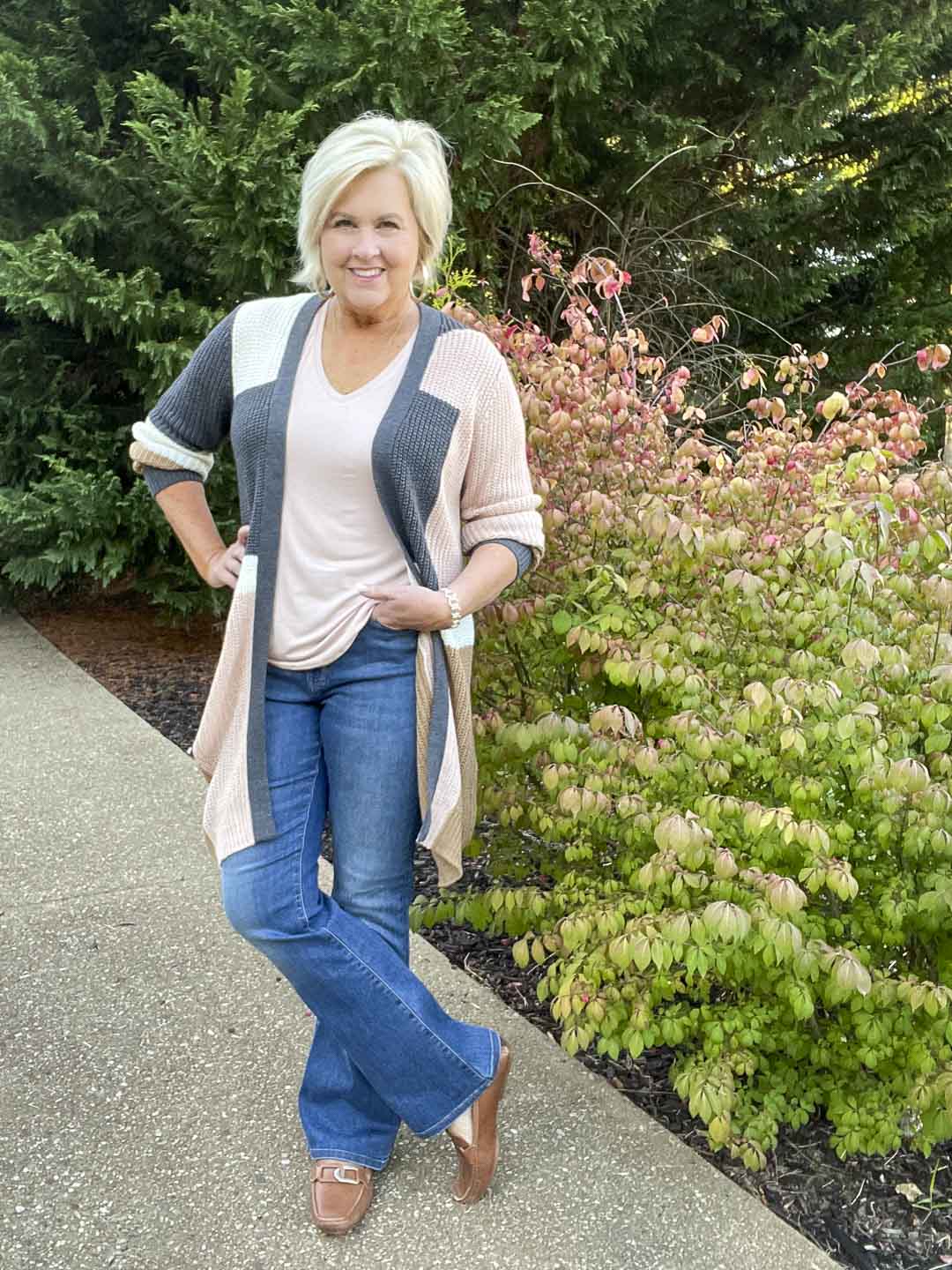 Kohls 2024 pink cardigan