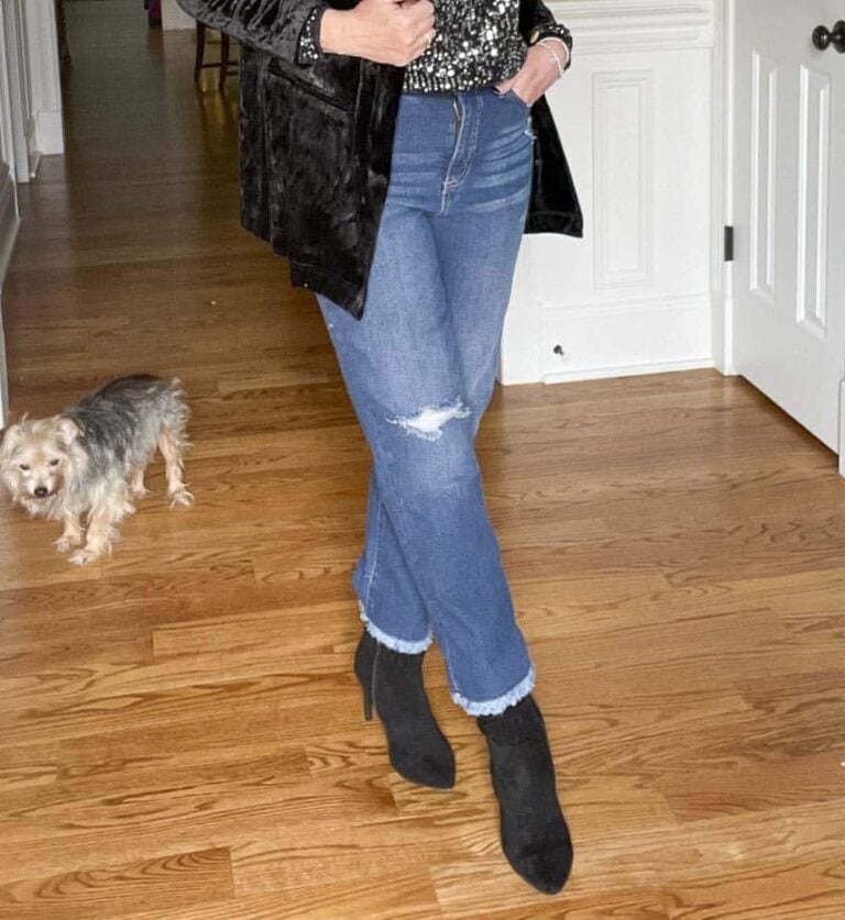 DISTRESSED JEANS AFTER 50?