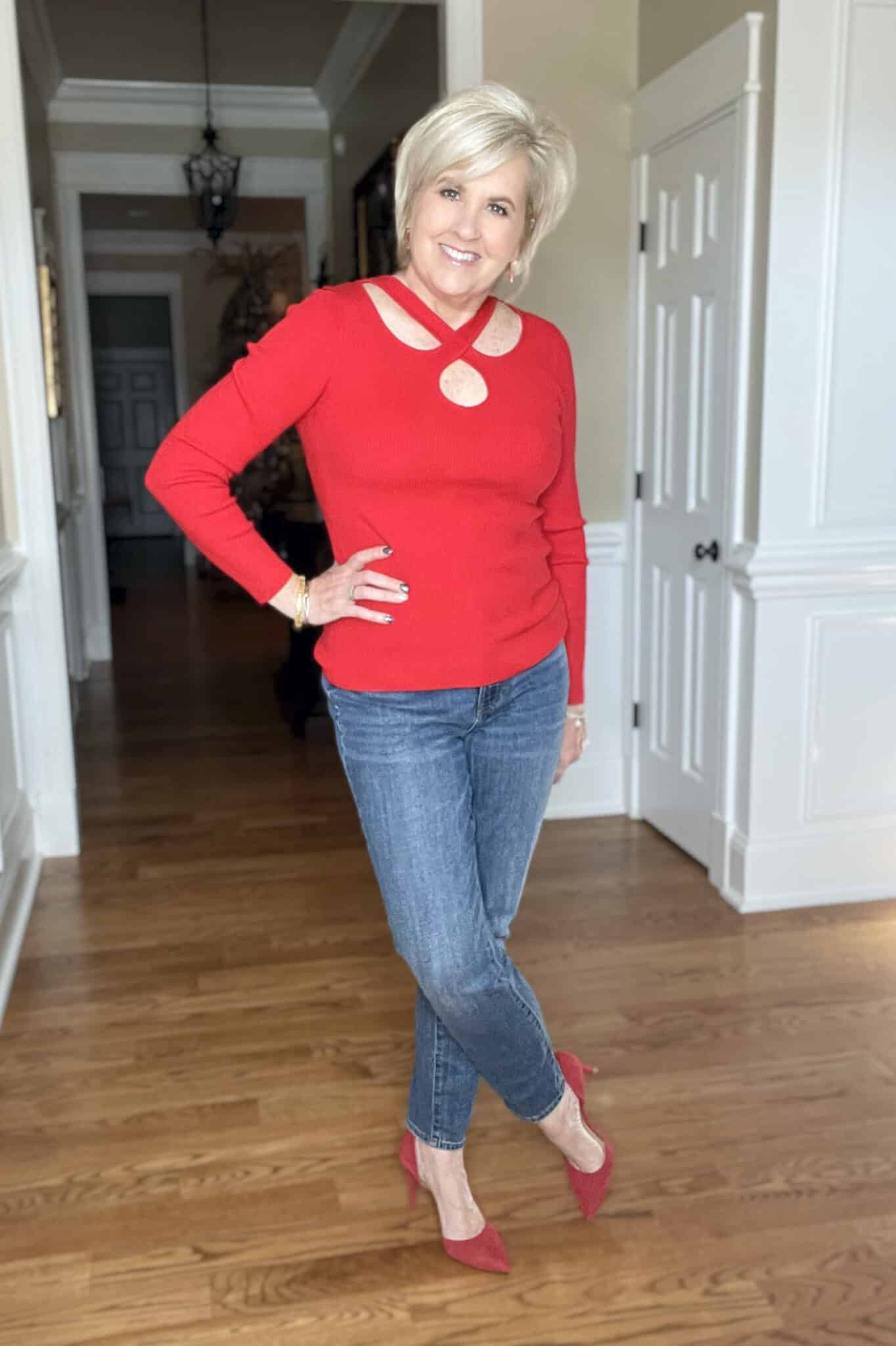 You Can Wear All Red over 40