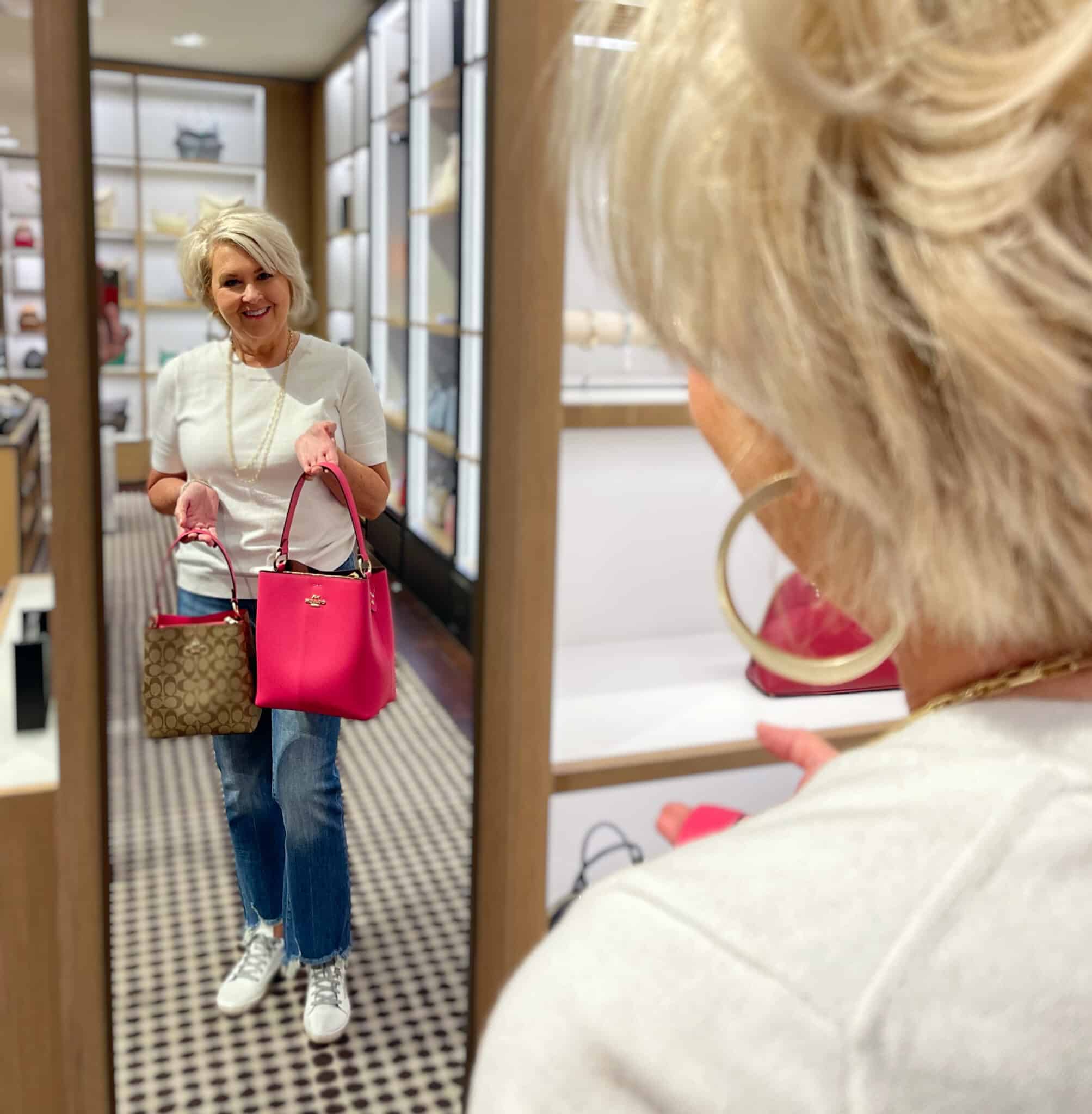 INSIDE THE DRESSING ROOM, HANDBAG EDITION - 50 IS NOT OLD - A