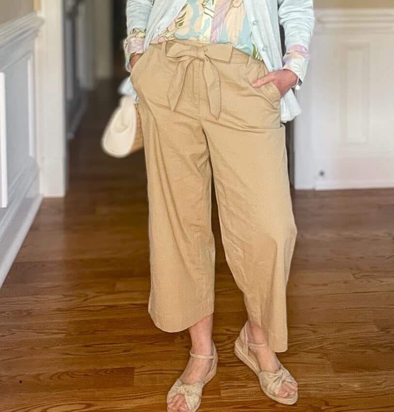 JJill Wide Leg Pants on Over 50 Geeling 40