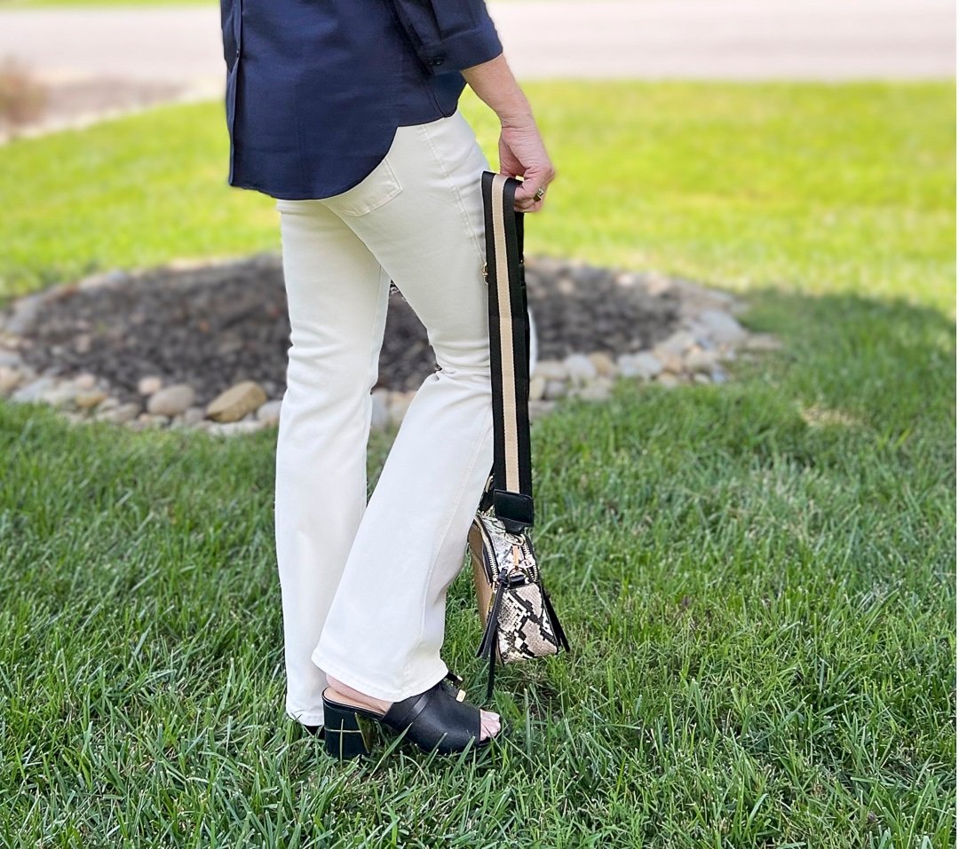 STYLING A CHICOS FALL TRANSITION LOOK WITH SEA SALT JEANS - 50 IS NOT OLD -  A Fashion And Beauty Blog For Women Over 50