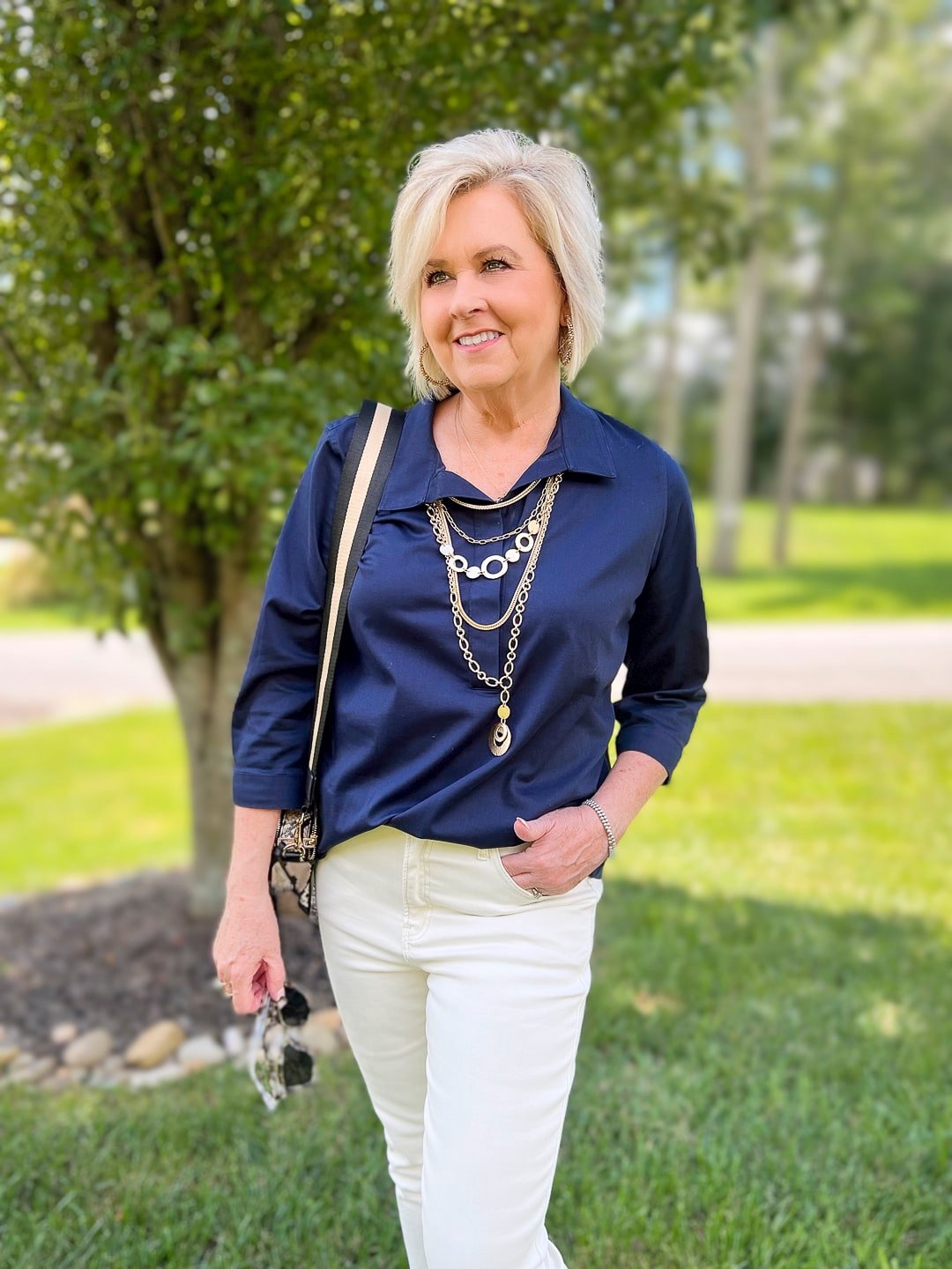 STYLING A CHICOS FALL TRANSITION LOOK WITH SEA SALT JEANS - 50 IS NOT OLD -  A Fashion And Beauty Blog For Women Over 50