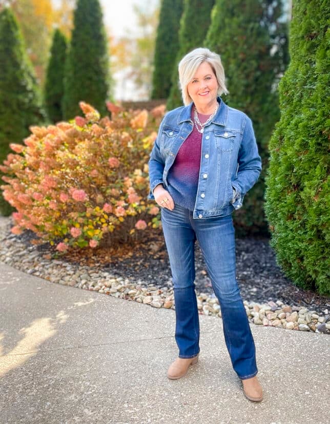 Video Chat & OOTD) Classic Fashion Over 40/50: Grey Long Cardigan