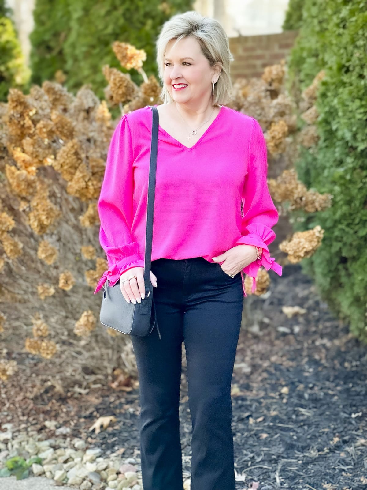 How to wear pink in the winter11 50 IS NOT OLD A Fashion And