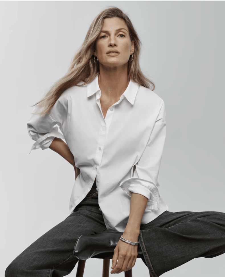 Refined Button-Front Shirt