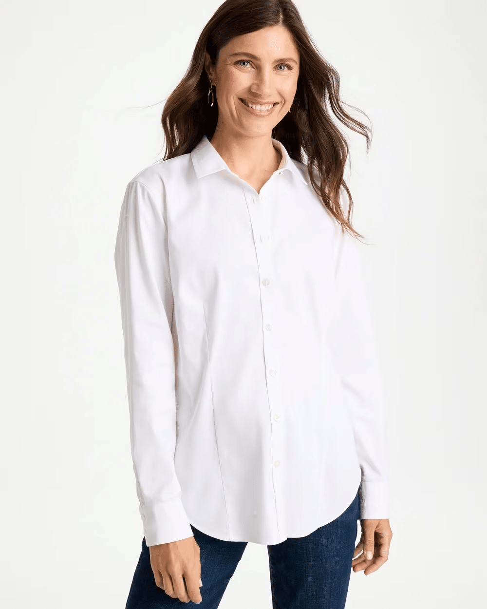 No Iron™ Fitted Stretch Shirt
