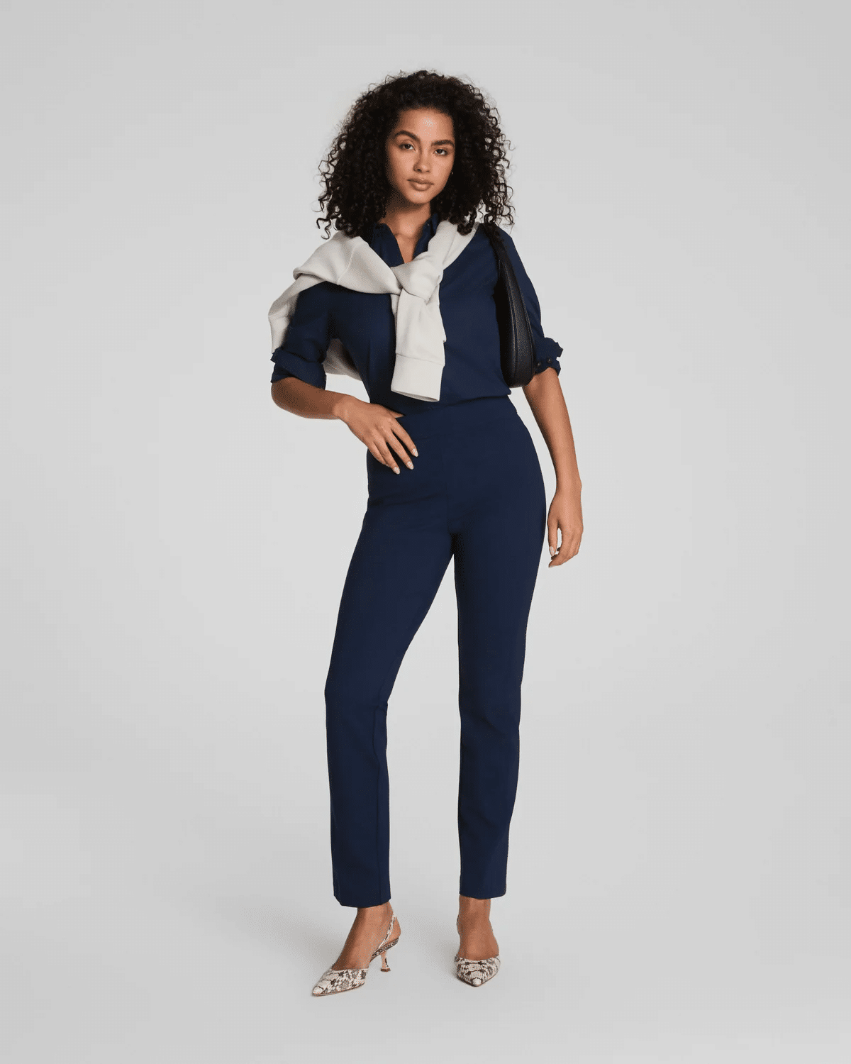Ponte Slim Straight Pant