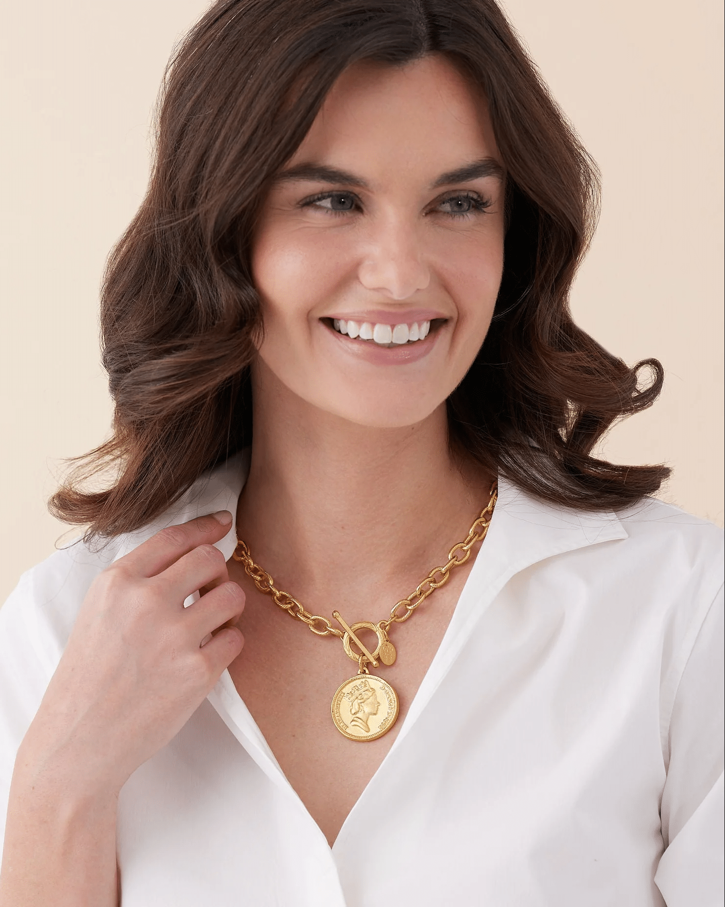 Queen Elizabeth Coin Necklace