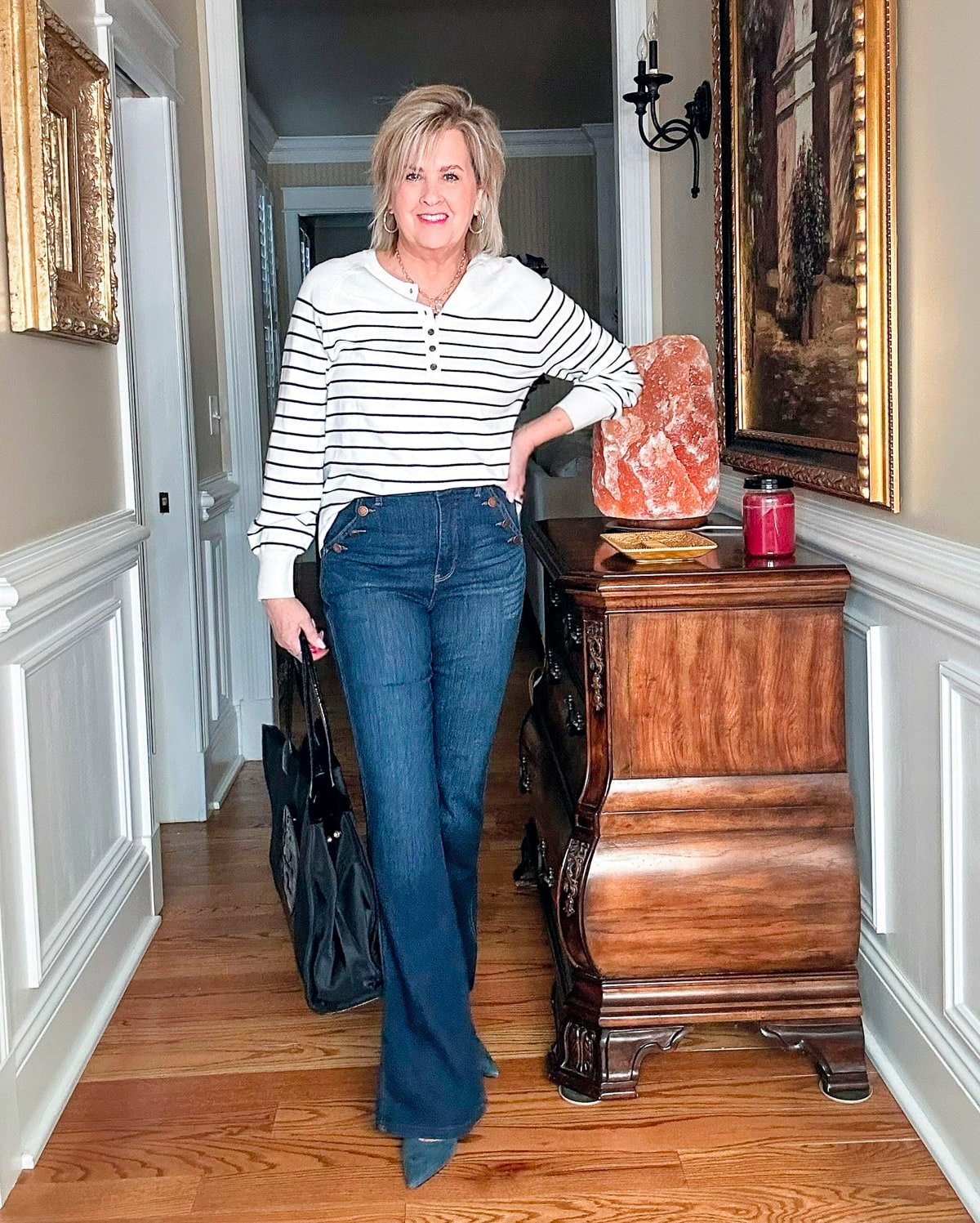 Over 50 Fashion blogger, Tania Stephens is styling spring transition outfits from Nordstrom17
