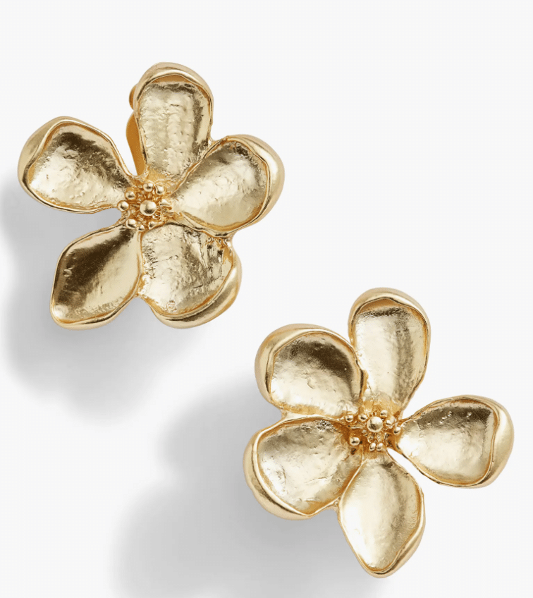 Beautiful Clip-On Earrings You're Sure To Love tania stephens 50 is not old fashion blogger flower