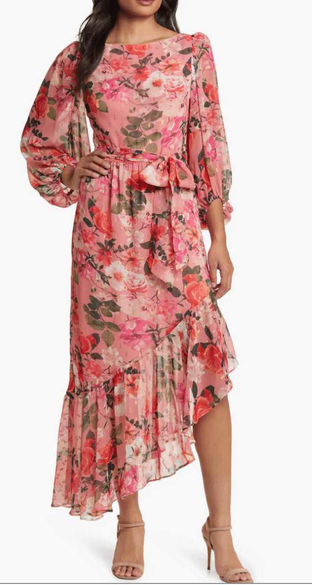 Roses On Clothing - The Trend You Need To Know fashion blogger tania stephens 50 is not old dress