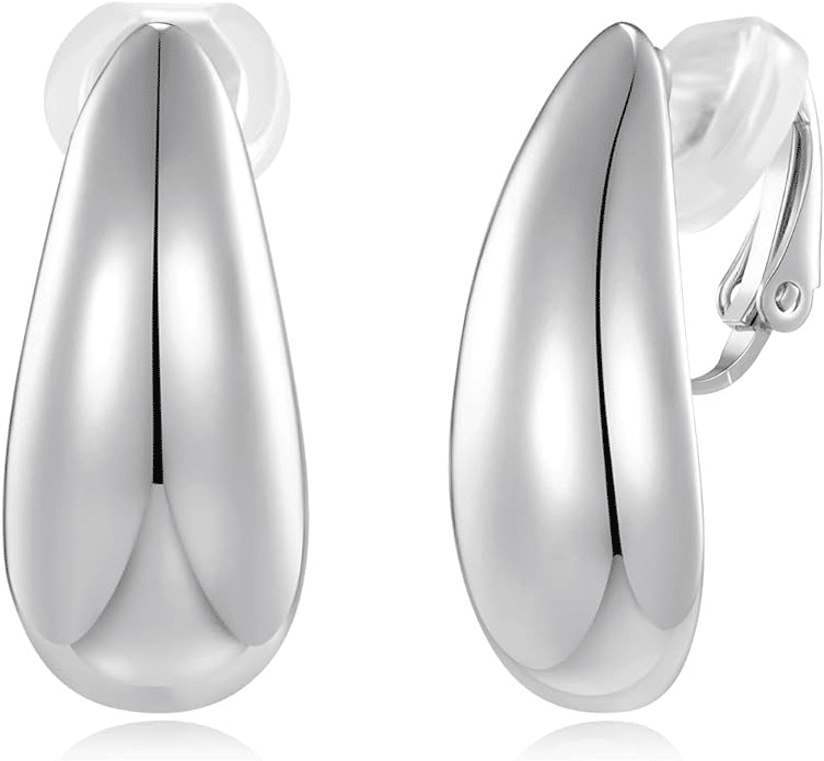 Beautiful Clip-On Earrings You're Sure To Love tania stephens 50 is not old fashion blogger teardrop
