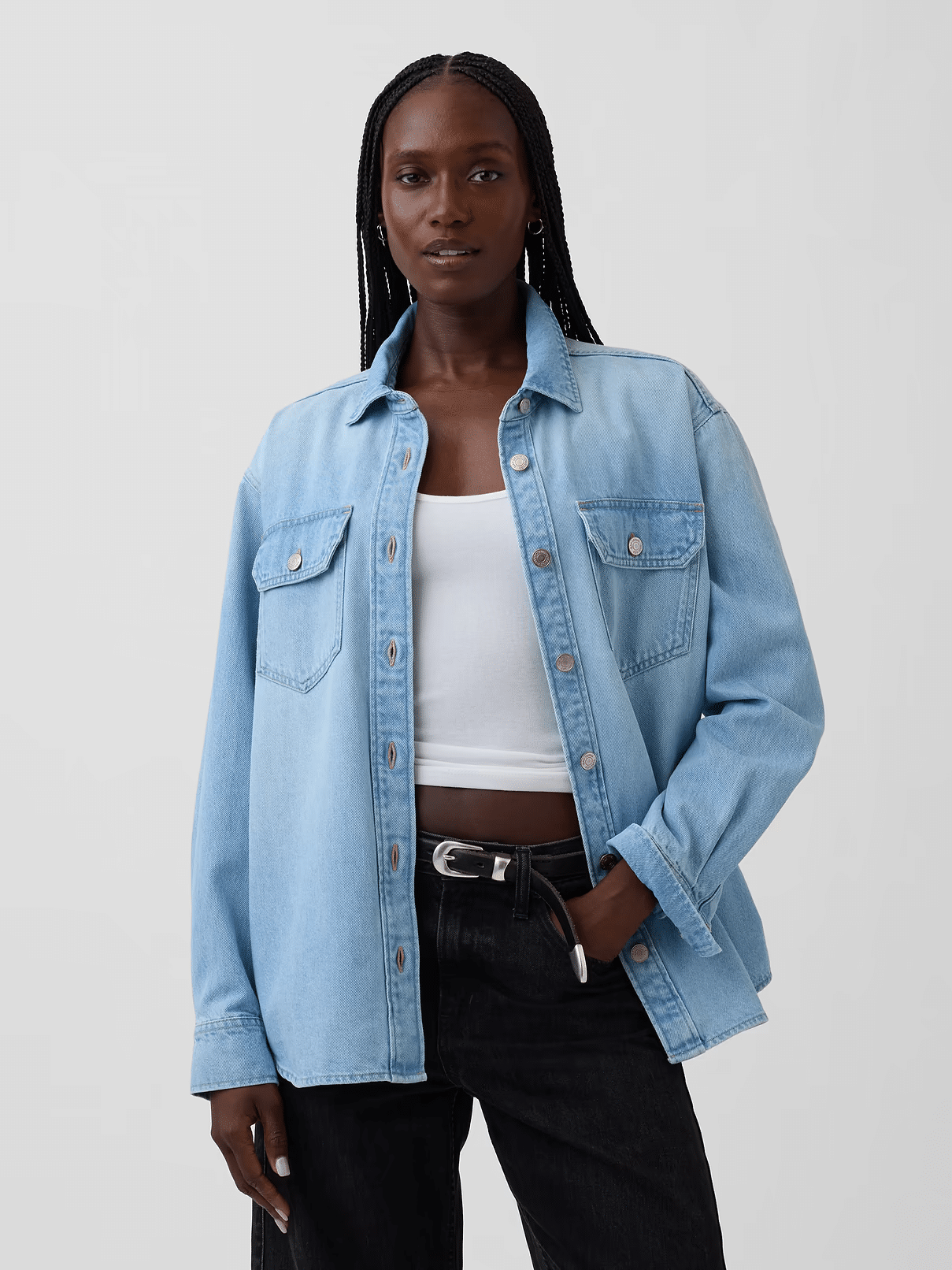 Gap Denim Western Shirt Jacket.