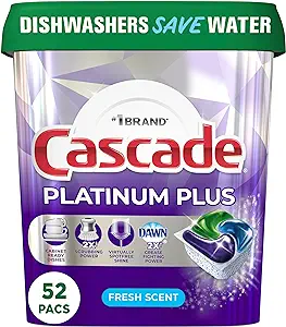 Cascade Platinum Plus Dishwasher Tabs