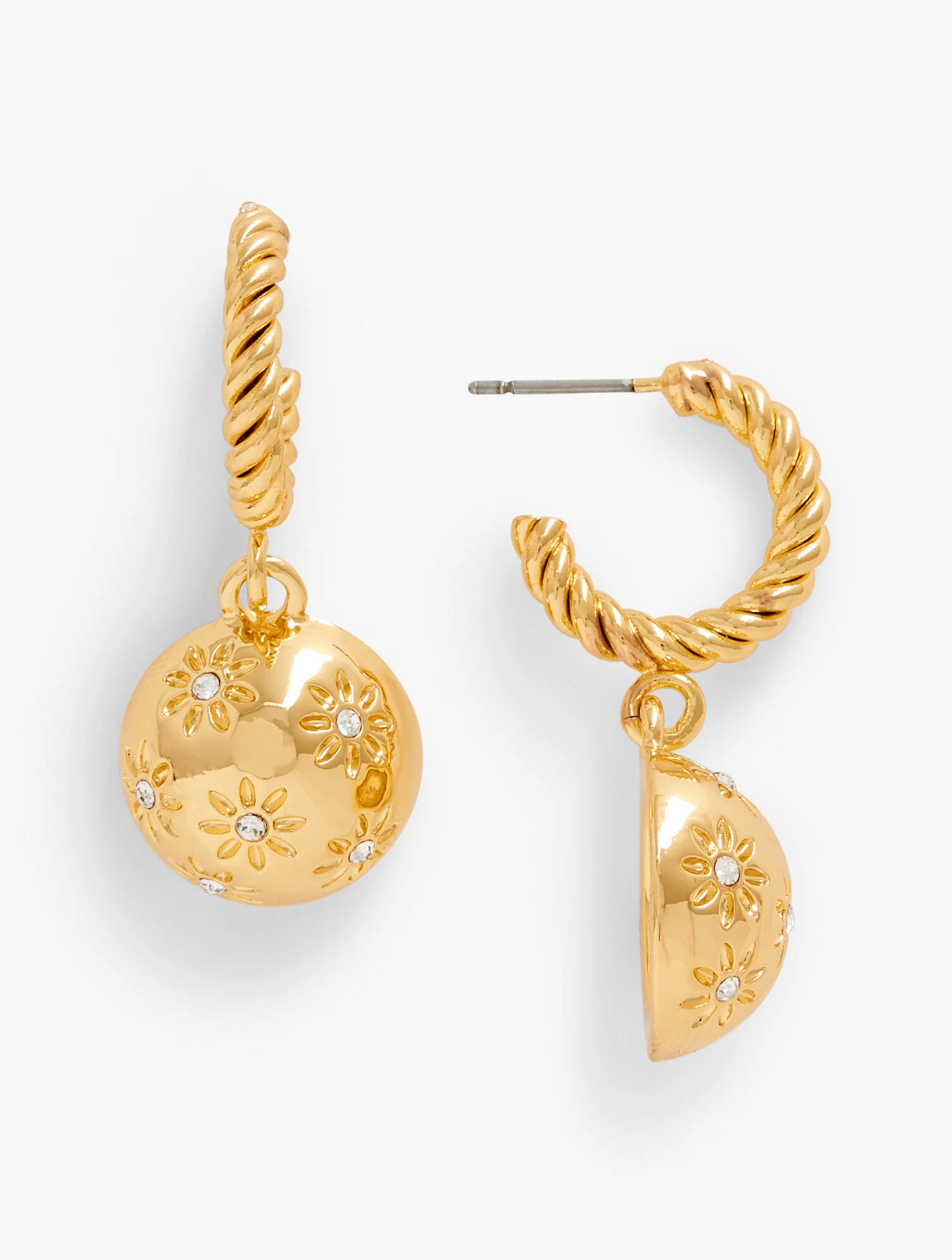The Best Gold Earrings for Women Over 50 tania stephens 50 is not old fashion blogger talbots